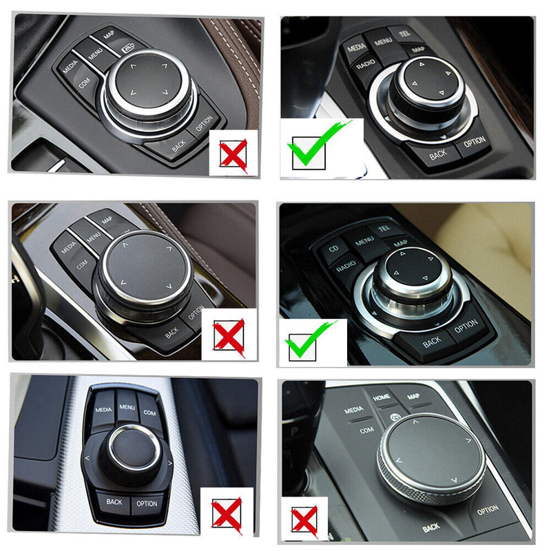 iDrive Button Repair Decal Sticker Kit Trim for BMW 7 Series 2009-2011 F02 F04