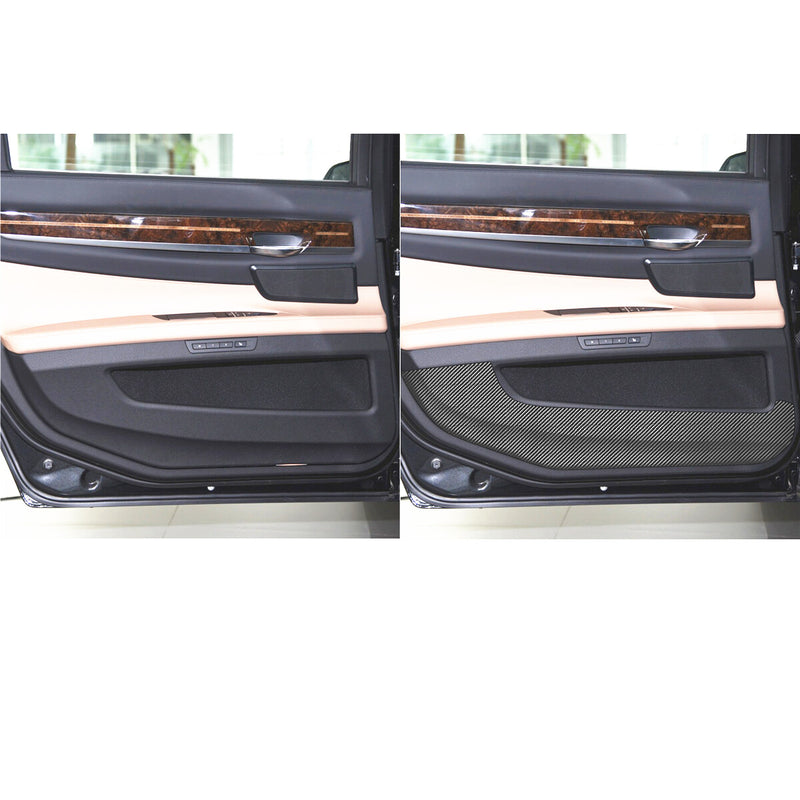 WXZOS PVC Interior Door Panel Cover Anti-collision Film for BMW 2009-2015 F01 7series
