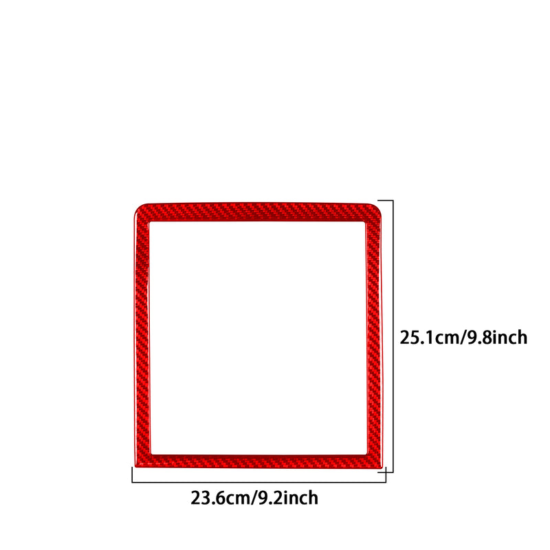 WXZOS Carbon Fiber ‌Center Console LCD Display Screen Trim for Benz W206 C-class 22-24