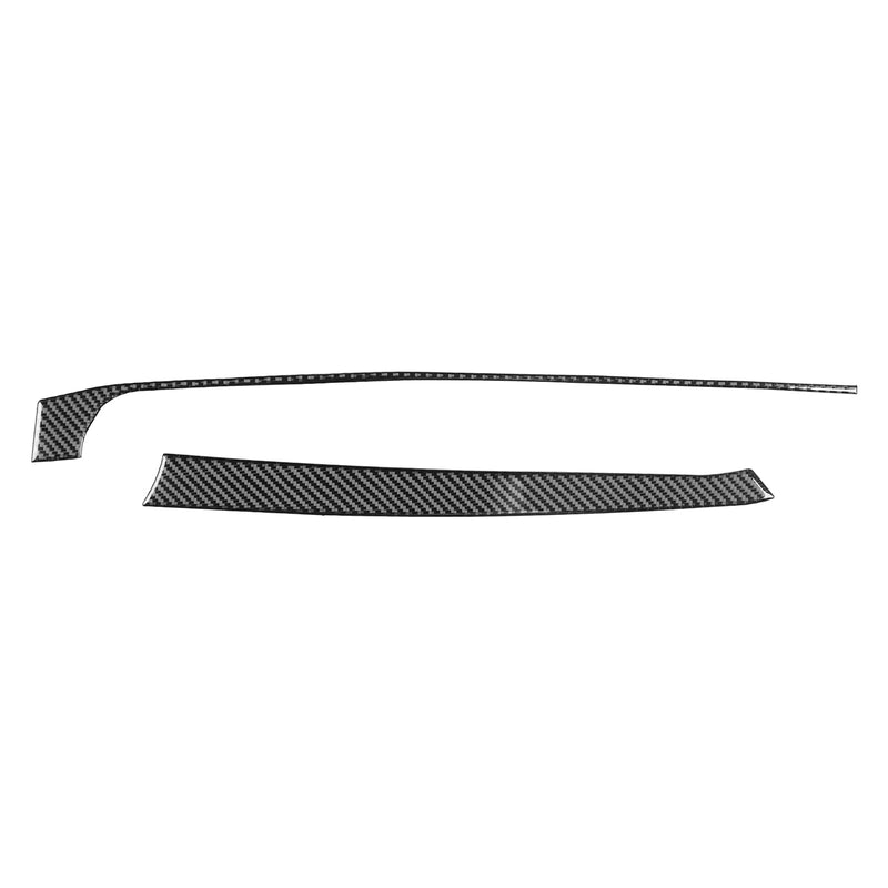WXZOS Genuine Carbon Fiber Passenger Dashboard Trim for Chevrolet Corvette C8 2020-24