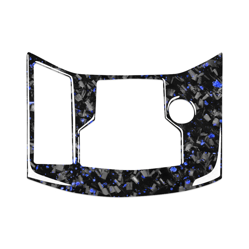 WXZOS Genuine Carbon Fiber Center Console MMI Switch Trim for Mazda CX-5 2016-2019