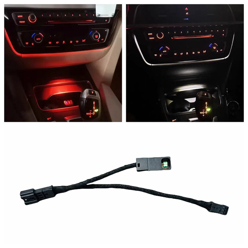 WXZOS Center Console Cup Holder Ambient Light for BMW 3Series F30 F31 F34 GT 2014-2018