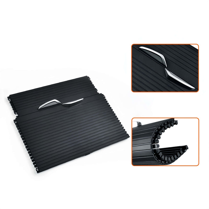 WXZOS Center Console Cup Holder Sliding Cover Slat Cover for BMW X2 F39 2017-2022