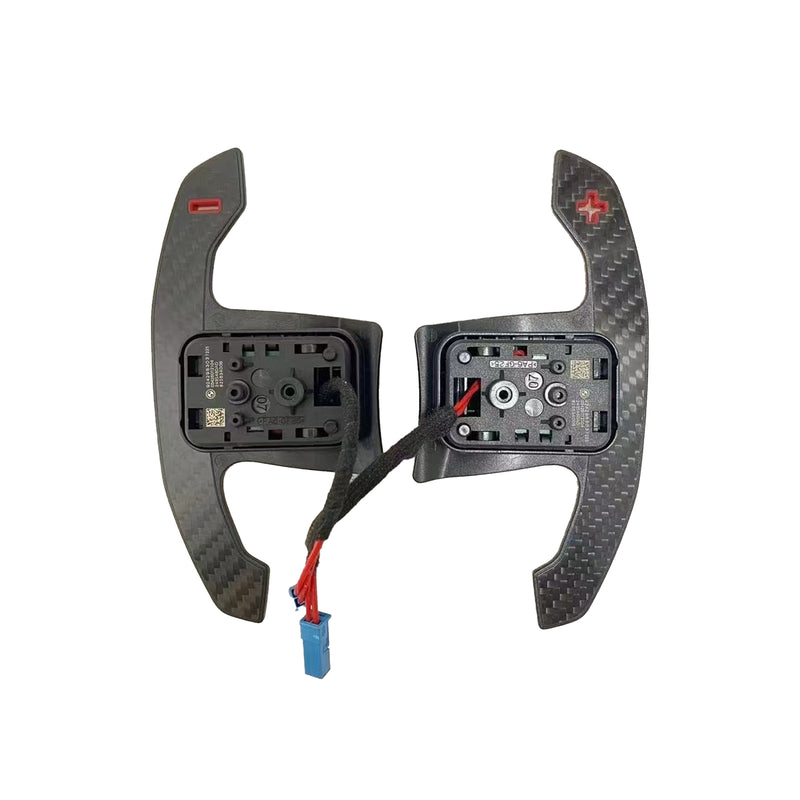 WXZOS Carbon Fiber Steering Wheel Shift Paddle Shifter for BMW X3 G01 X4 G02 2019-2023