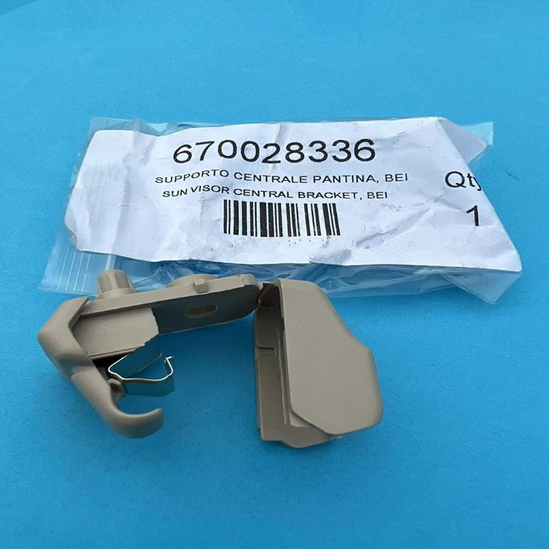Car Beige Sun Visor Clip Hook Retainer for Maserati Ghibli 2014-2017