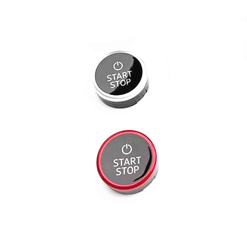 WXZOS Start Stop Ignition Starter Switch Button Cover for Audi Q6 e-tron 2025+