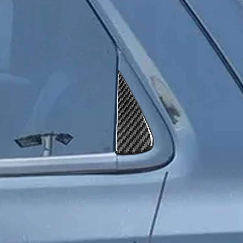 WXZOS Genuine Carbon Fiber Exterior Door C-Pillar Trim for Dodge Durango 2011-2019