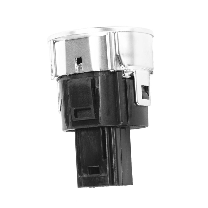 WXZOS 1PC 4Pin Engine Start Stop Switch Chrome Ignition Button for Citroen C4L 2013-17