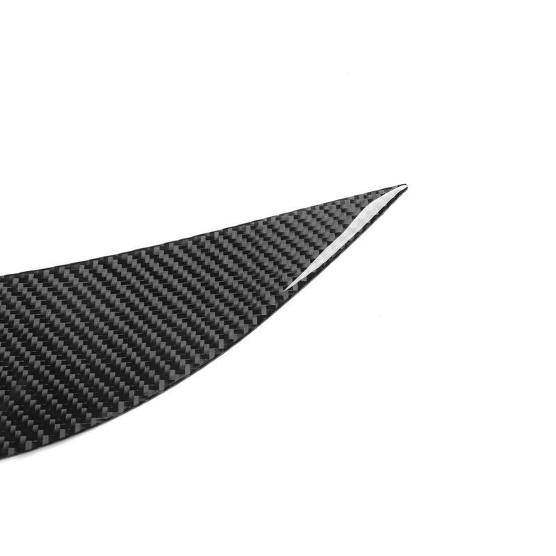WXZOS Genuine Carbon Fiber Door Sill Protector Trim for Chevrolet Corvette C8 2020-24