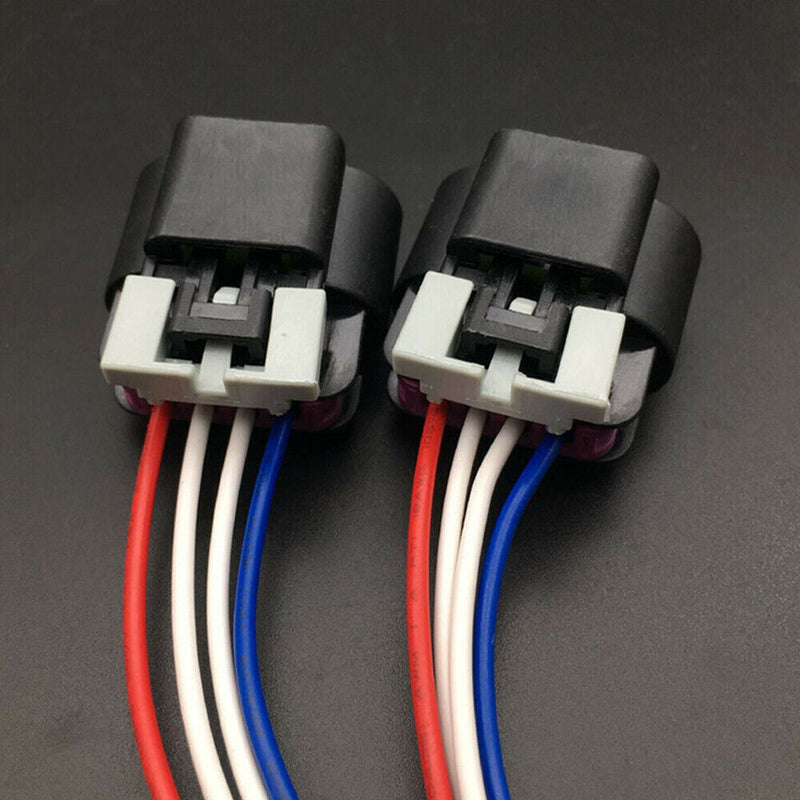2PCS Xenon HID Headlight Connector Pigtail For Dodge Challenger Charger 2006-14