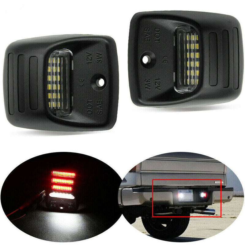 2Pcs LED License Plate Light Lamp For Toyota  Tundra 03-13 Tacoma 05-15