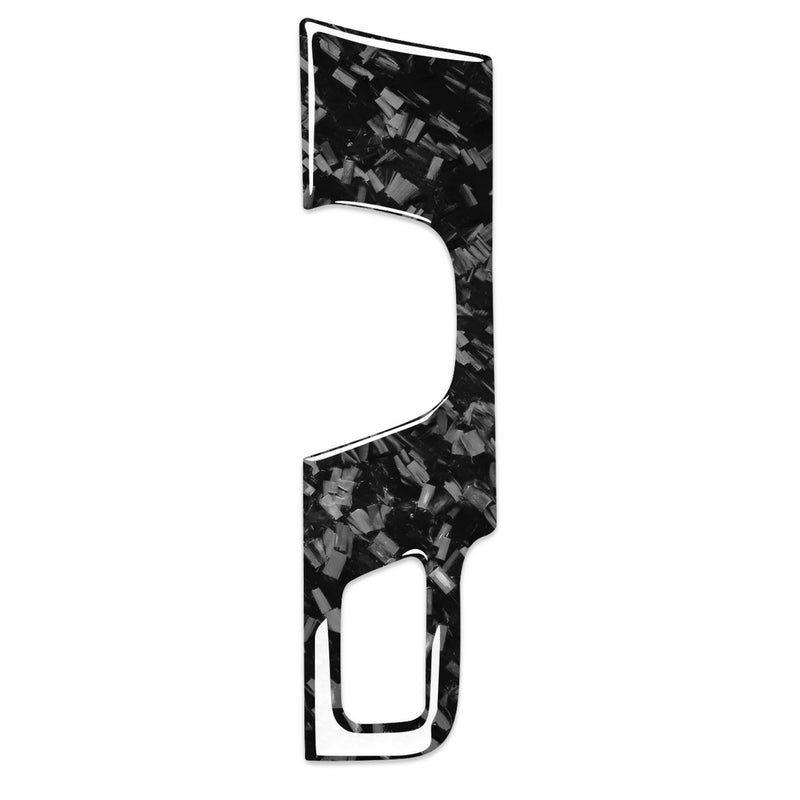 WXZOS Genuine Carbon Fiber Gear Shift Knob Lever Panel Trim for Cadillac XT5 2016-2017
