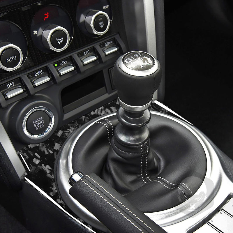 WXZOS Genuine Carbon Fiber Gear Shift Knob Lever Panel Trim for Toyota  86 2017-2020