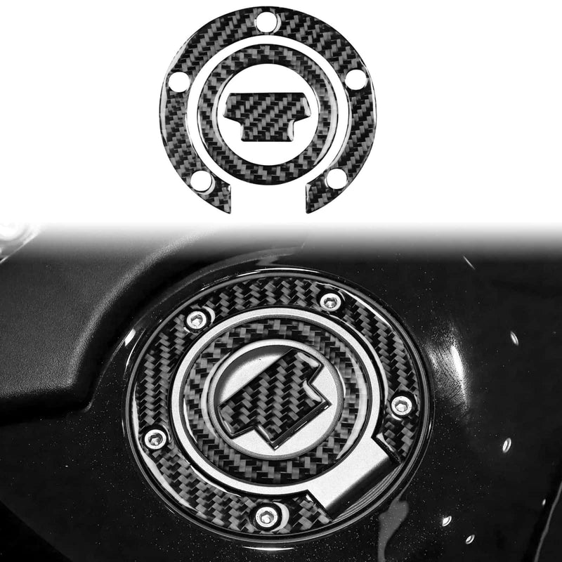 WXZOS Carbon Fiber Fuel Tank Cap Trim for Yamaha YZF R1 YZF R6 FZ1 FZ8 MT-07 MT-09