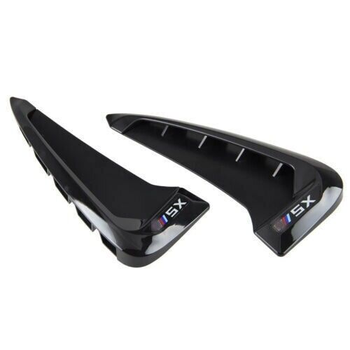Side Marker Fender Air wing Vent Trim M Cover Chrome For 2014+ BMW F15-X5 X5 35I