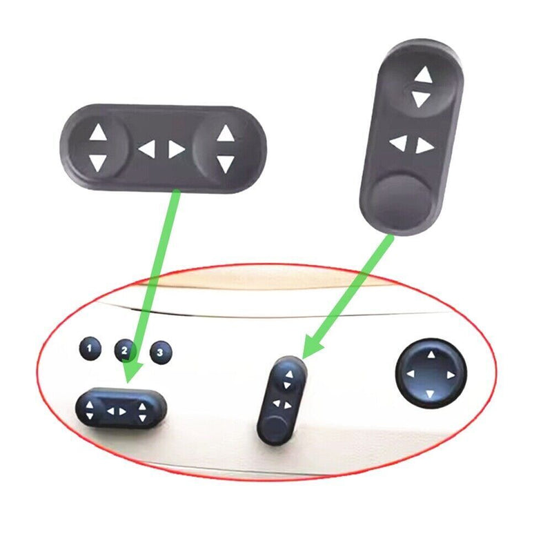 Front Seat Back/Adjust Button Cover for Maserati Quattroporte 4.2/4.7L 2004-2011