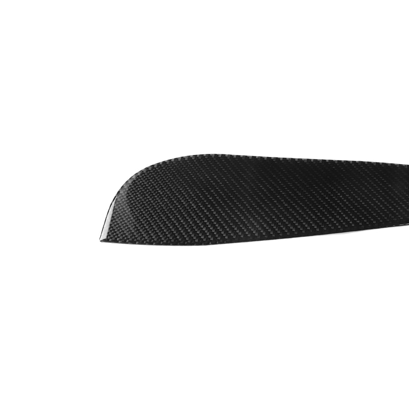 WXZOS Genuine Carbon Fiber Door Sill Protector Trim for Chevrolet Corvette C8 2020-24