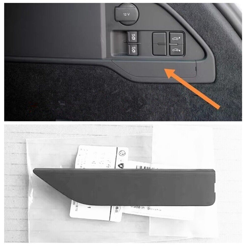 Black 7P6867748 Rear Trunk Lining Switch Side Cover for VW Touareg 2011-2017
