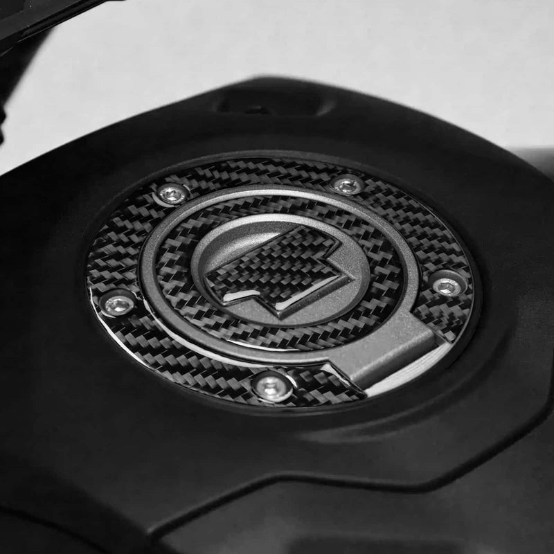 WXZOS Carbon Fiber Fuel Tank Cap Trim for Yamaha YZF R1 YZF R6 FZ1 FZ8 MT-07 MT-09