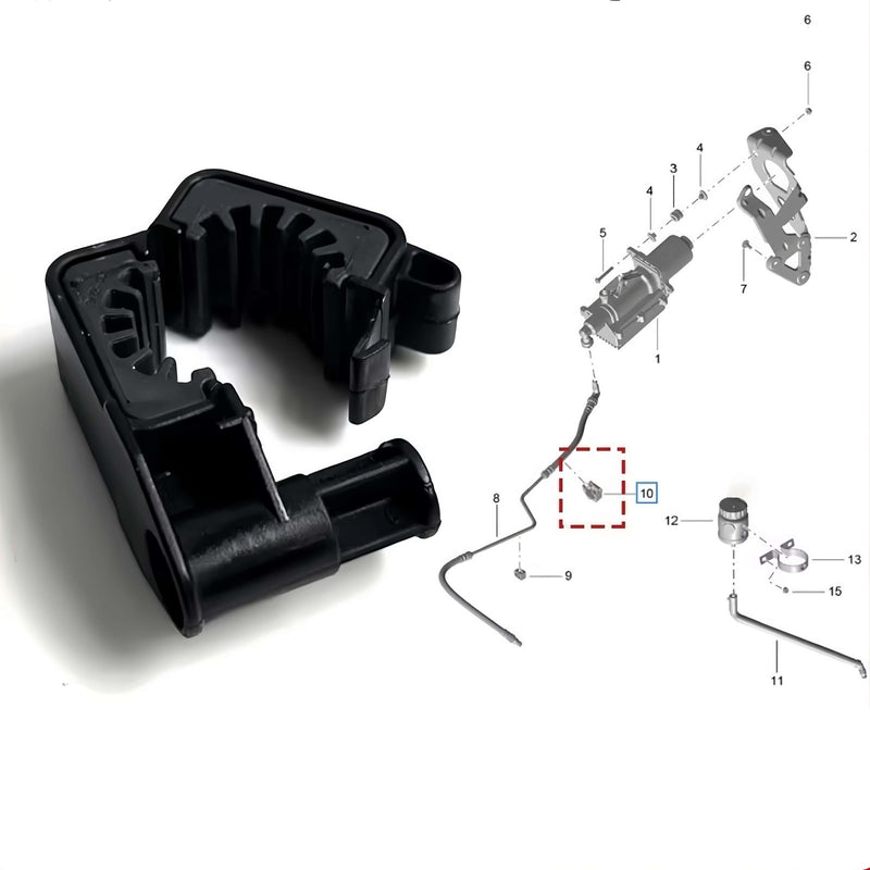 WXZOS A/C Refrigerant Line Clamp Retainer Holder Bracket for Porsche 918 Spyder 2015