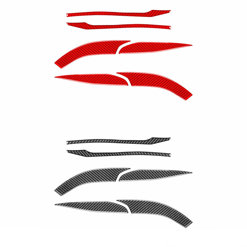WXZOS Genuine Carbon Fiber Side Wing Mirror Trim for Mercedes W206 C-class 2022-2024