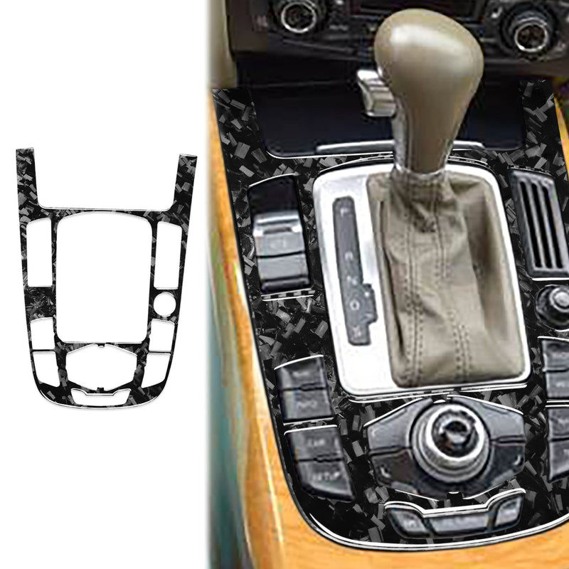 WXZOS Genuine Carbon Fiber Gear Shift Lever Panel Trim for Audi Q5 SQ5 2013-2017