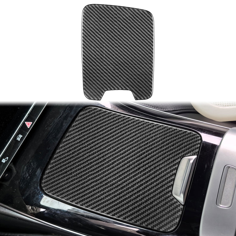 WXZOS Genuine Carbon Fiber Center Console Storage Box Trim for Benz W254 GLC 2023-2024