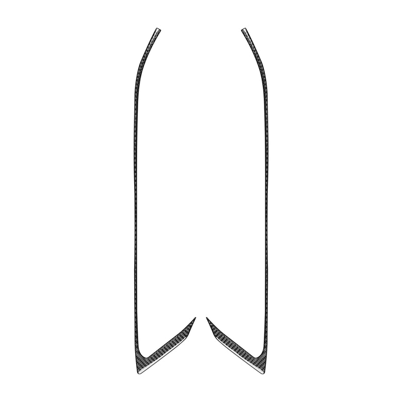WXZOS Genuine Carbon Fiber Door Panel Armrest Trim for Chevrolet Corvette C8 2020-2024