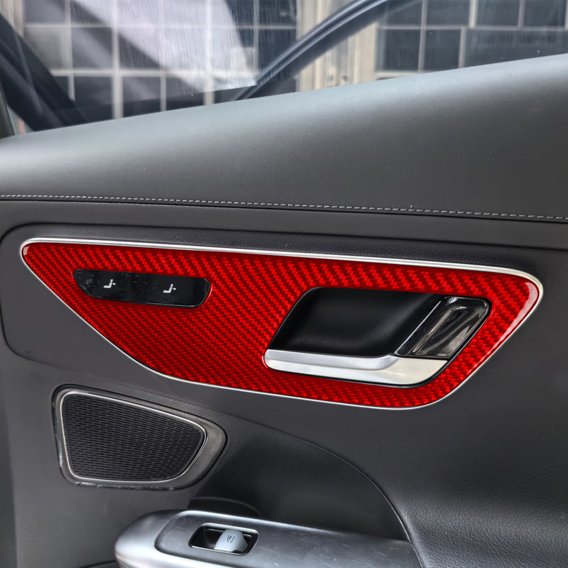 WXZOS Genuine Carbon Fiber Seat Adjustment Button Trim for Benz W254 GLC 2023-2024