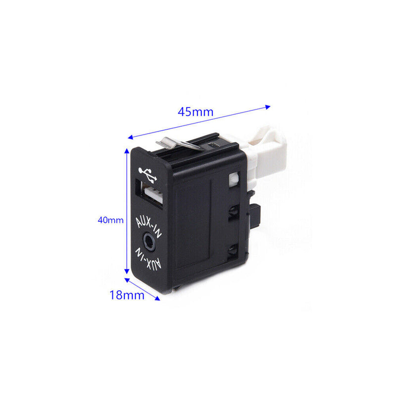 84109237653 Audio USB Charge Auxiliary Jack for BMW 1er E82 E87LCI E88 2008-2012