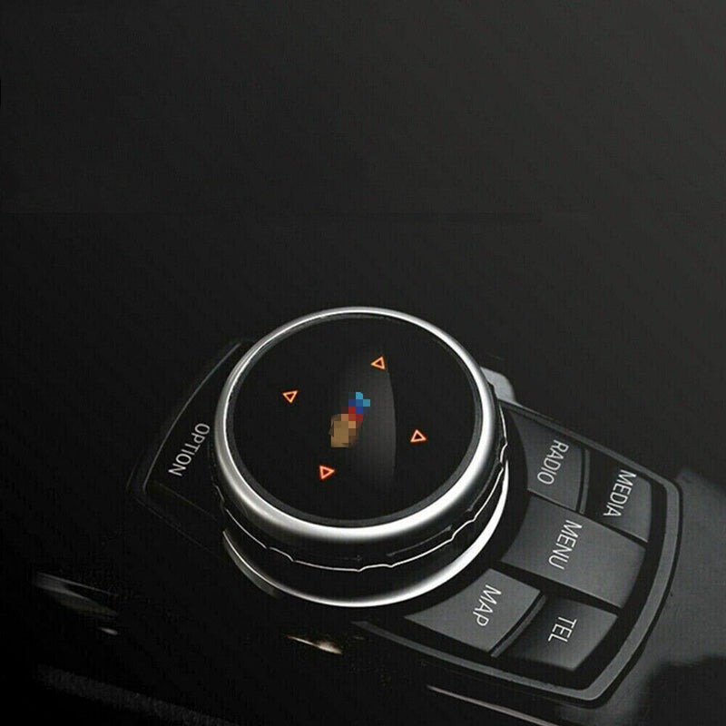 7 Button CIC IDrive Multi-Media Knob Cover for BMW M5 M6 2010 2011 2012 2013