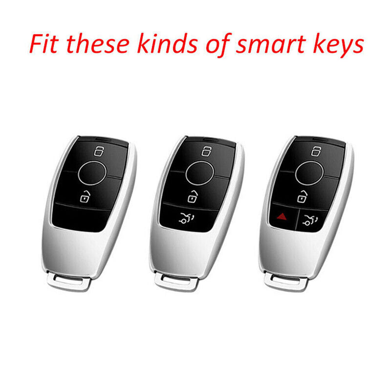 TPU Remote Smart Key Case Cover for Benz A B C E S G W205 W213 W222 W464 2016-21