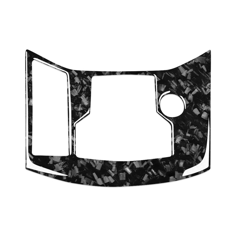 WXZOS Genuine Carbon Fiber Center Console MMI Switch Trim for Mazda CX-5 2016-2019