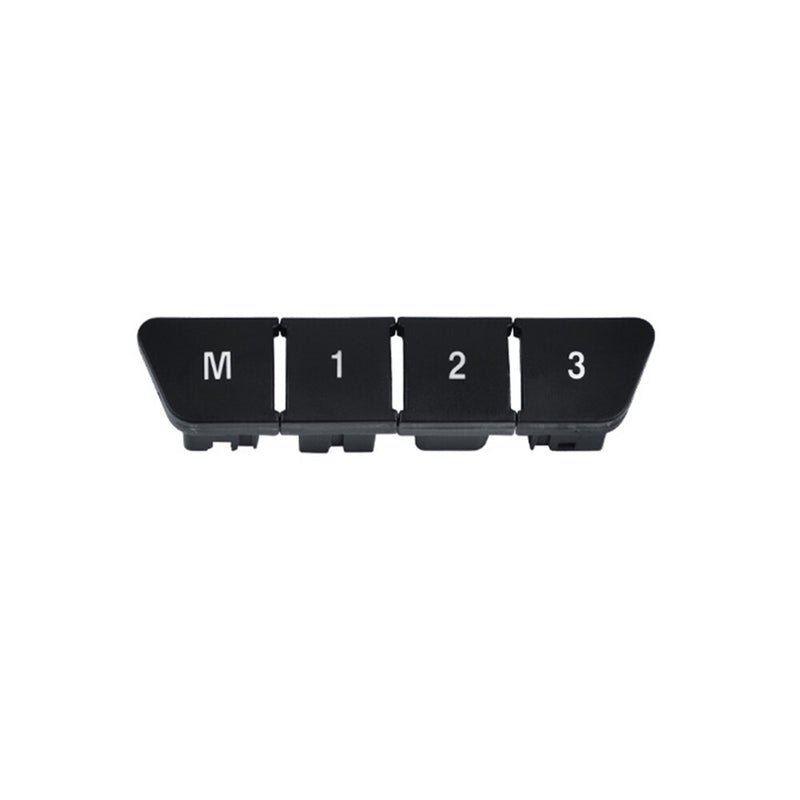 WXZOS 1PC Black Left Seat Adjust Memory Button Cover Set for Benz W212 E-class 2009-15