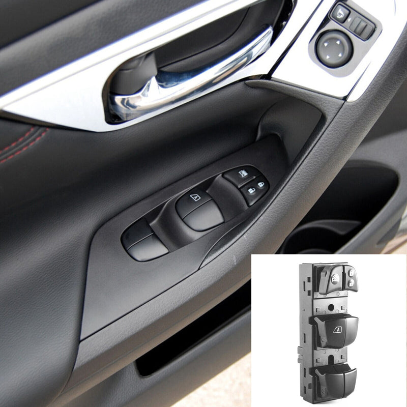 Front Left Driver Side Master Power Window Switch for Nissan Altima Leaf 2013-18