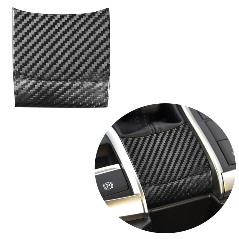 Car Genuine Carbon Fiber Gear Shift Knob Panel Trim for Honda Civic (MT) 2016-20