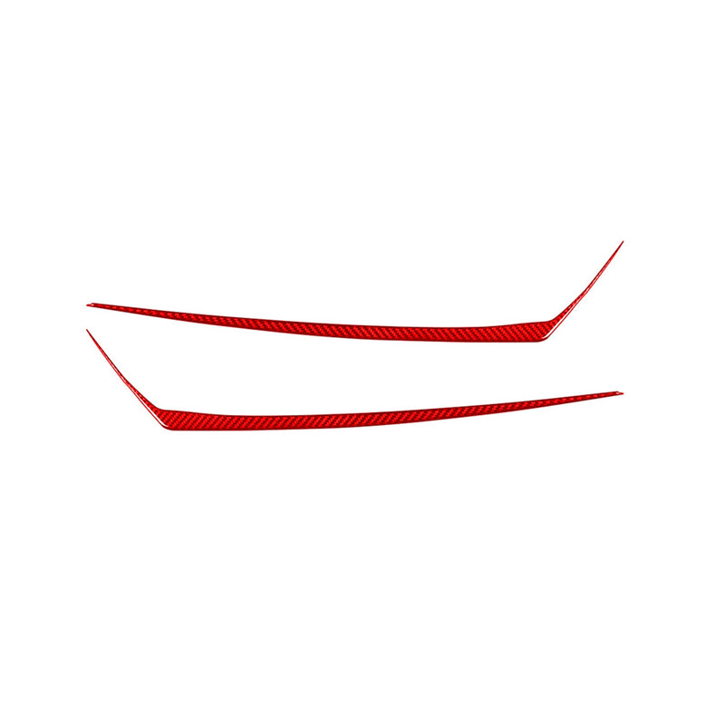 WXZOS Genuine Carbon Fiber Rear Taillight Trim Bezel for Chevrolet Corvette C8 2020+