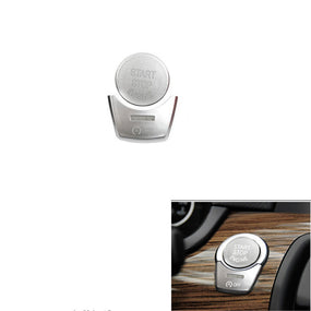 Silver Engine Start Stop Button Cover Kit for BMW 6Series F06 F12 F13 2012-2016