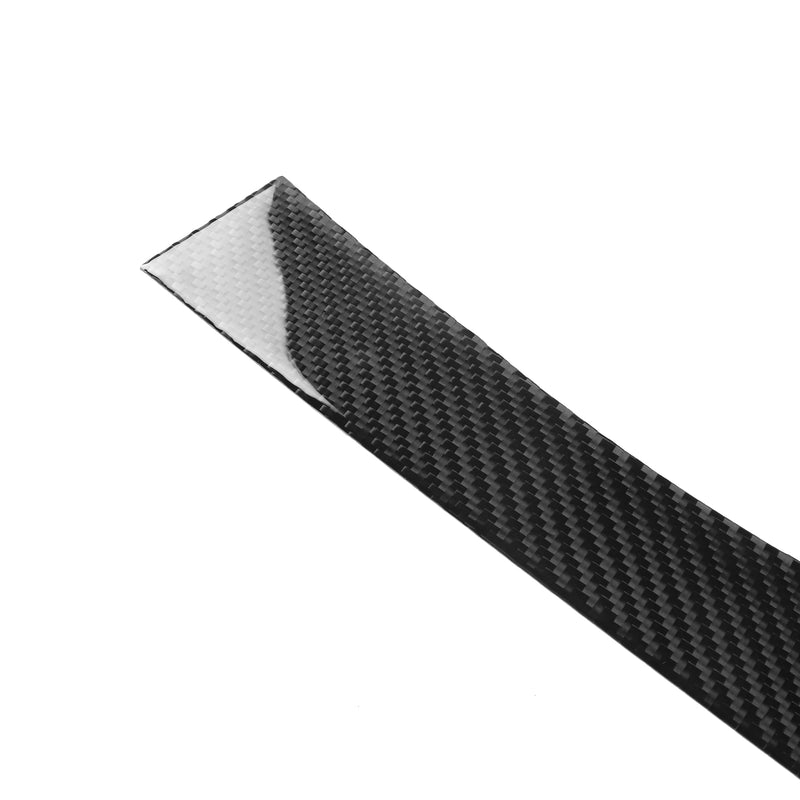 WXZOS Genuine Carbon Fiber Front Lip Spoiler Trim for Chevrolet Corvette C8 2020-2024