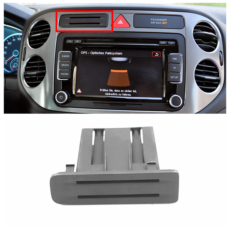 WXZOS Dashboard Center Console Left Card Holder Slot for Volkswagen Tiguan 2009-2011