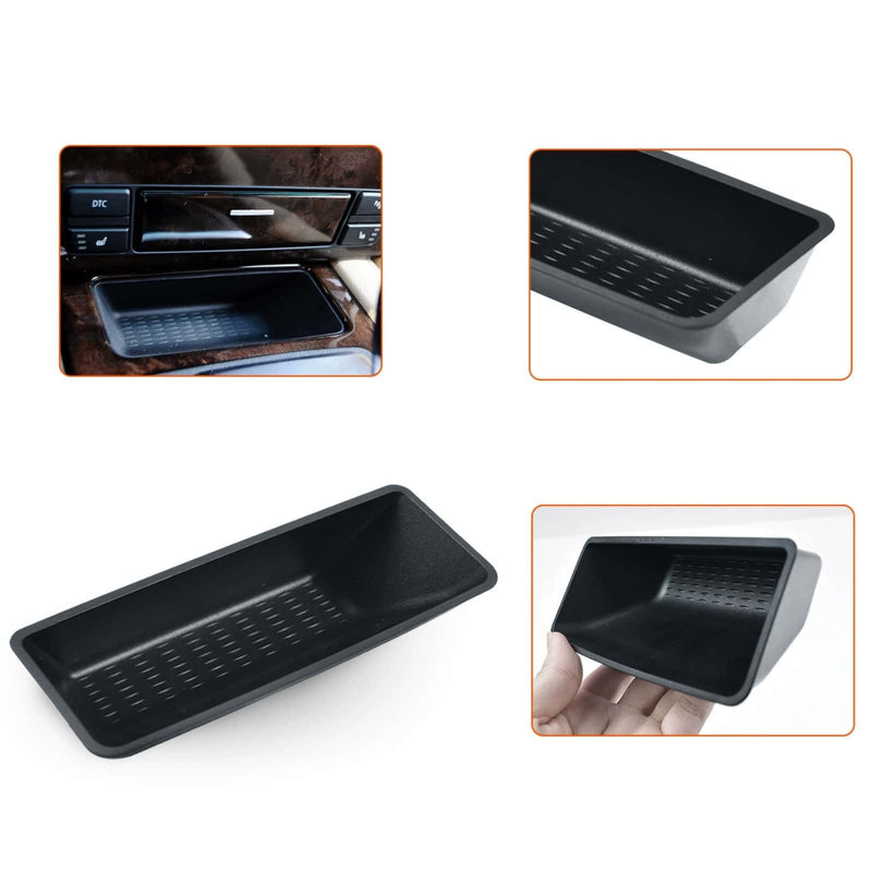 WXZOS Center Console Oddments Tray Cover Trim for BMW E60 E61 5Series 2003-2009