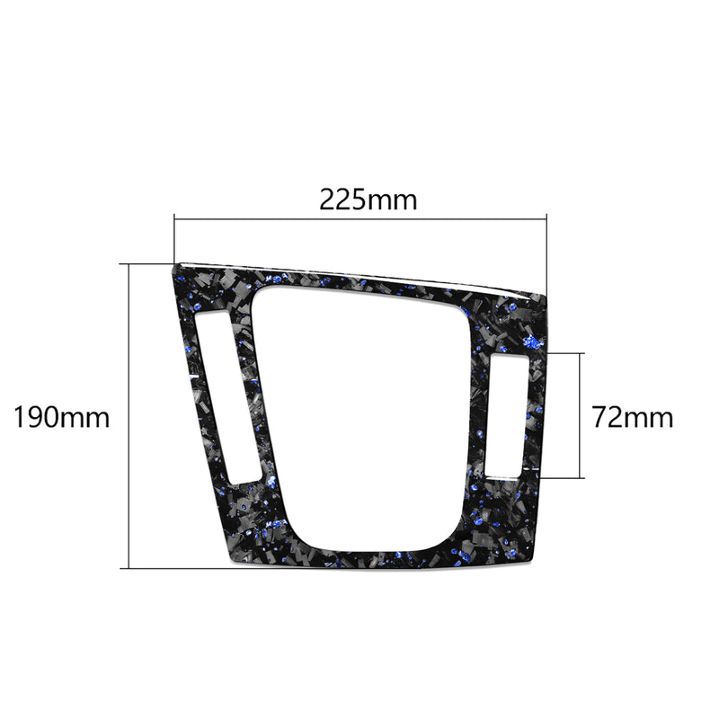 WXZOS Genuine Carbon Fiber Gear Shift Lever Panel Trim for BMW E46 3series 1998-2005