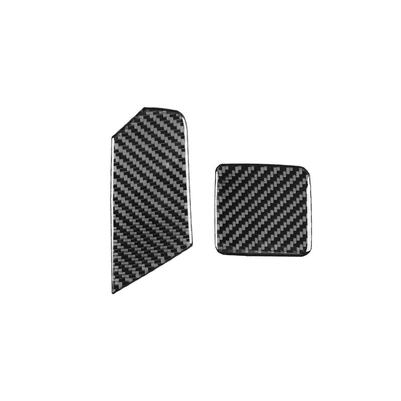 WXZOS Genuine Carbon Fiber Front/Rear Tow Hook Trim for Chevrolet Corvette C8 2020+