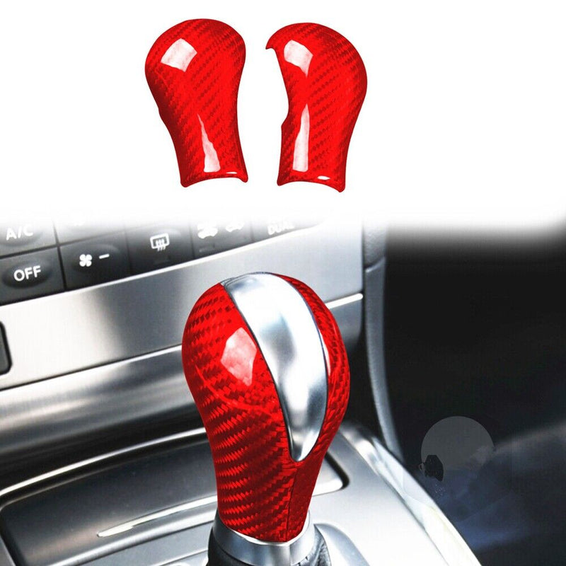 Genuine Carbon Fiber Gear Shift Knob Cover Fit for INFINITI G35 2007-2008