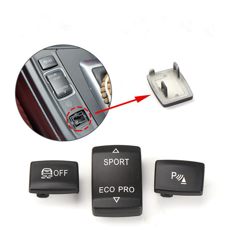 Black ESP OFF Electric Switch Button Repair Kit for BMW 2Series F22 F87 2013-18