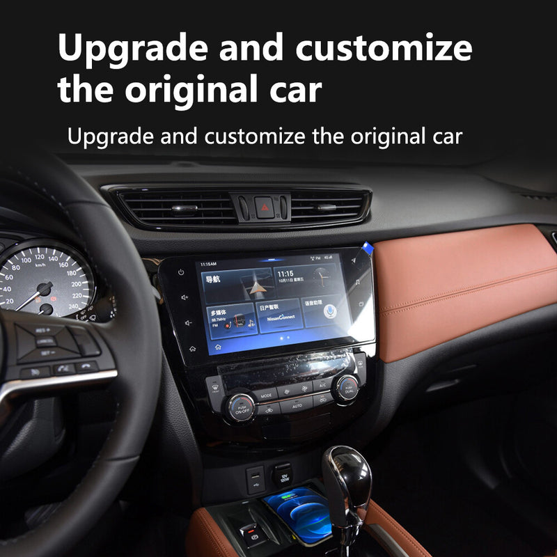 WXZOS Center Console Wireless Fast Charging Pad for Nissan X-Trail 2017-2021