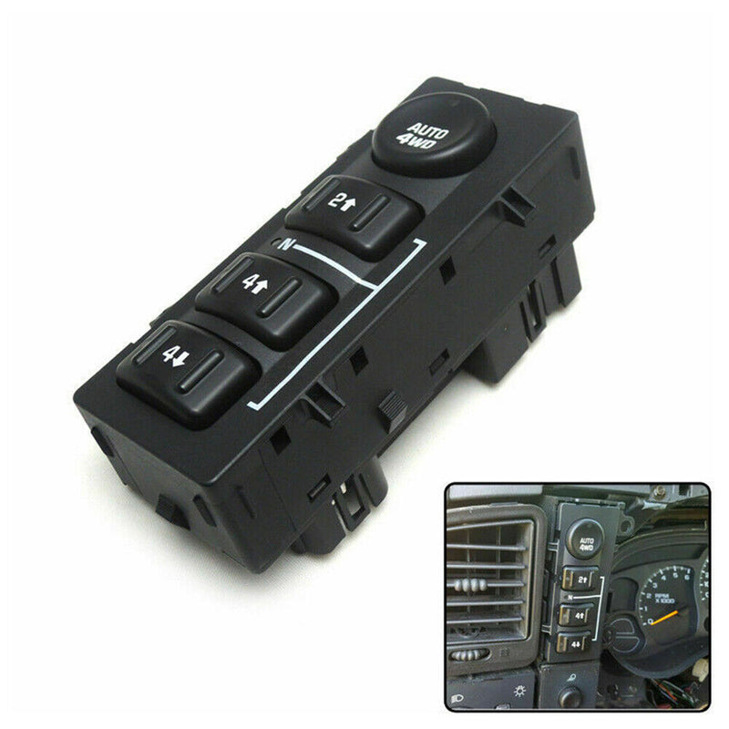 4WD 4x4 Transfer Case Selector Dash Switch 19259313 For Cadillac Chevrolet GMC