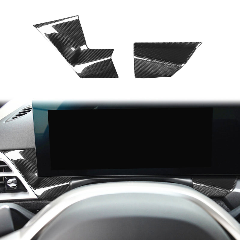 WXZOS Genuine Carbon Fiber Dashboard LCD Screen Trim for BMW M2 G87 M3 M4 2023-2025