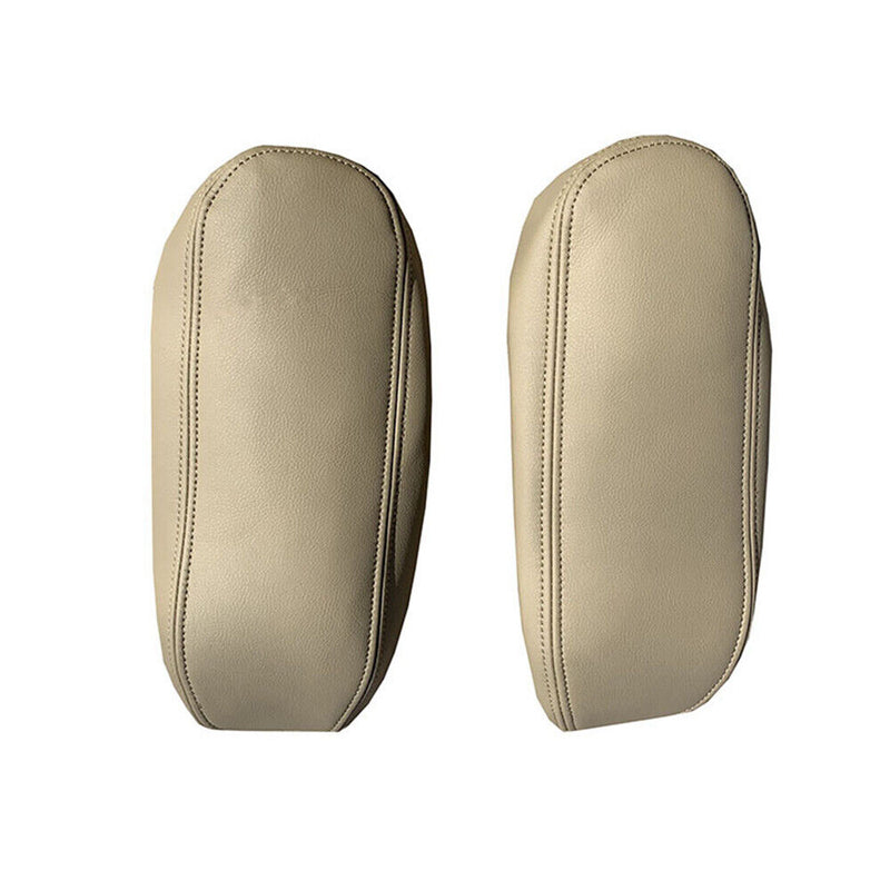 Beige&Black&Gray Seat Armrest Leather Cover for Ford 1999-2007 F250 F350 XTL