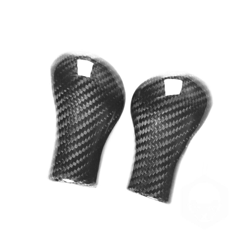 Genuine Carbon Fiber Gear Shift Knob Cover Fit for INFINITI G35 2007-2008
